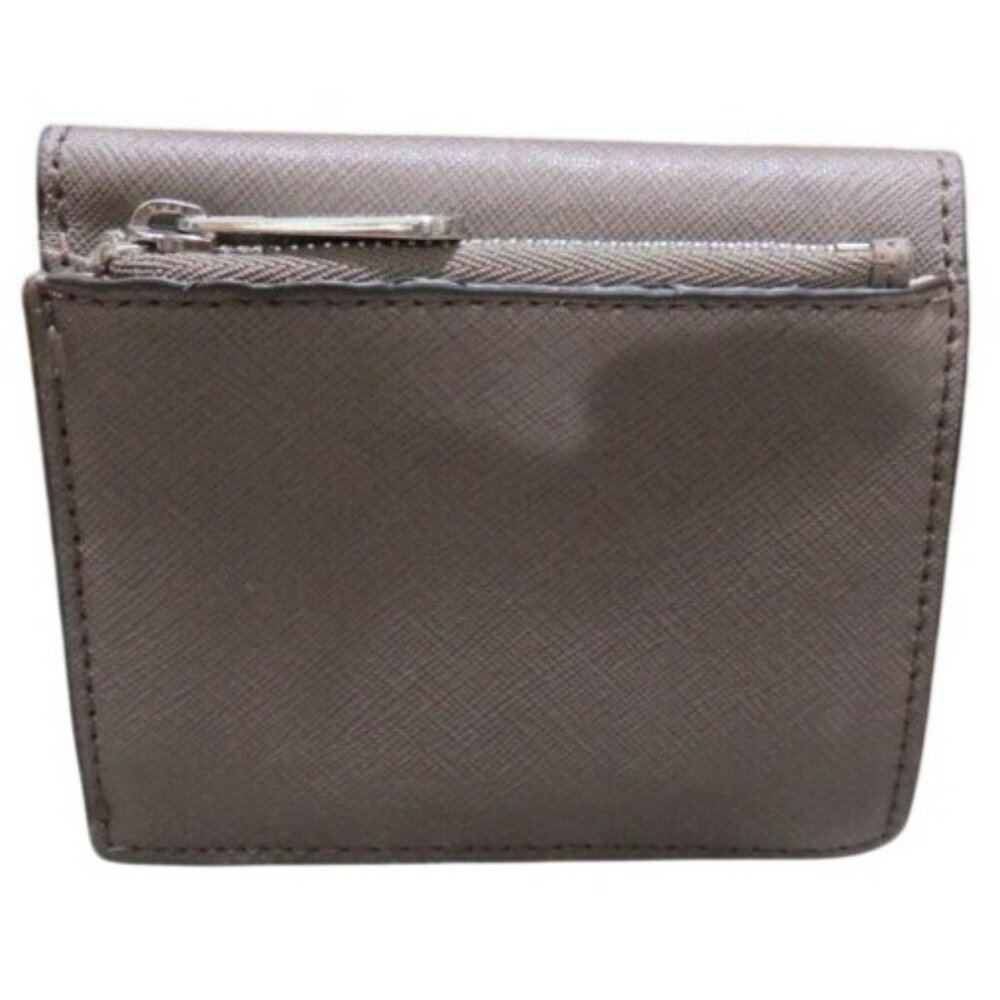 Michael Kors Jet Set Saffiano Leather Bifold wallet in Pearl Gray - Picture 2 of 7
